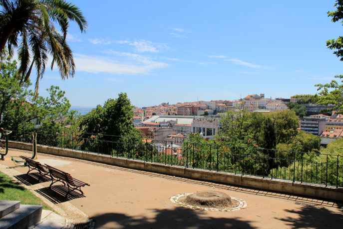 Jardim do Torel - Vista sobre Lisboa